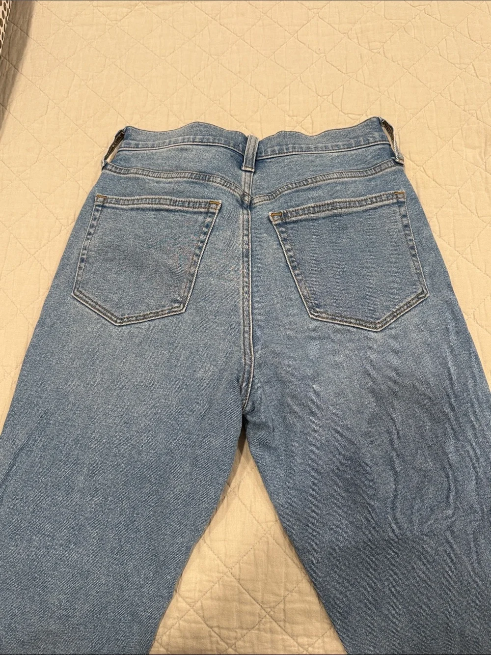 J. Crew Straight-Leg Jeans with Raw Hem